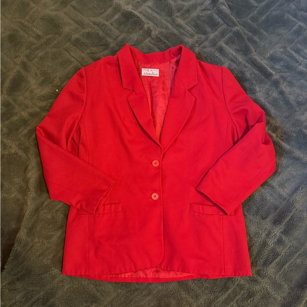 Red blazer